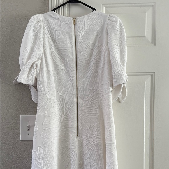 Lilly Pulitzer white-on-white print dress - Picture 3 of 5